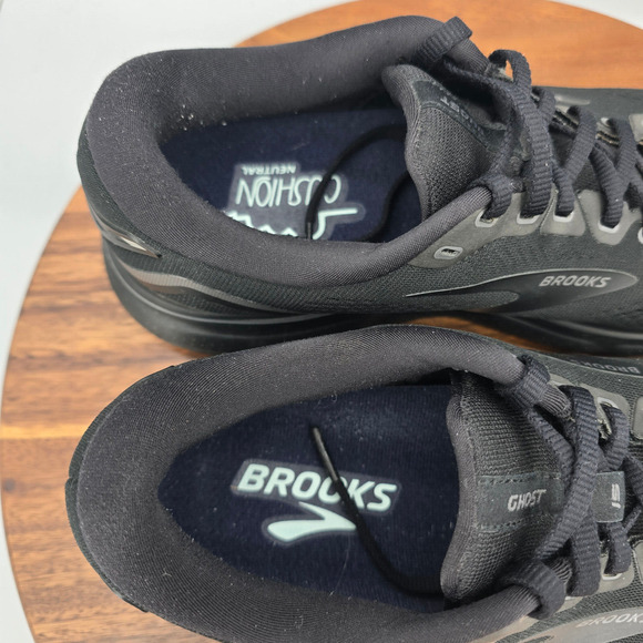 Brooks Ghost 15 Shoes Women's 10 Narrow Black Low Top Athletic Running Sneakers - Picture 7 of 9